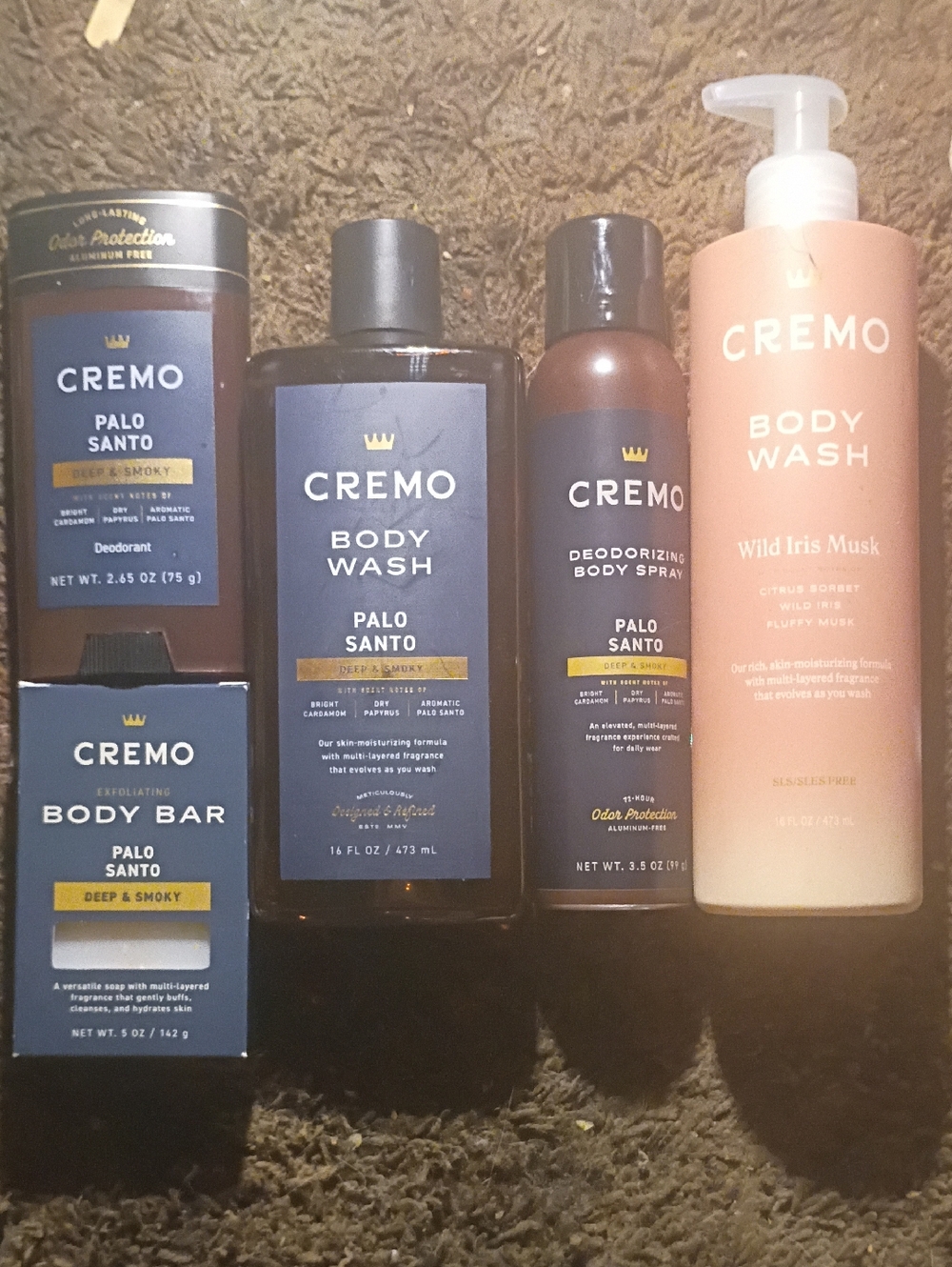 Men's Cremo Palo Alto: soap deodorant stick/spray body wash Woman Body Wash